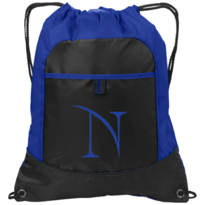 Nou Fashion Blue Pocket Cinch Pack