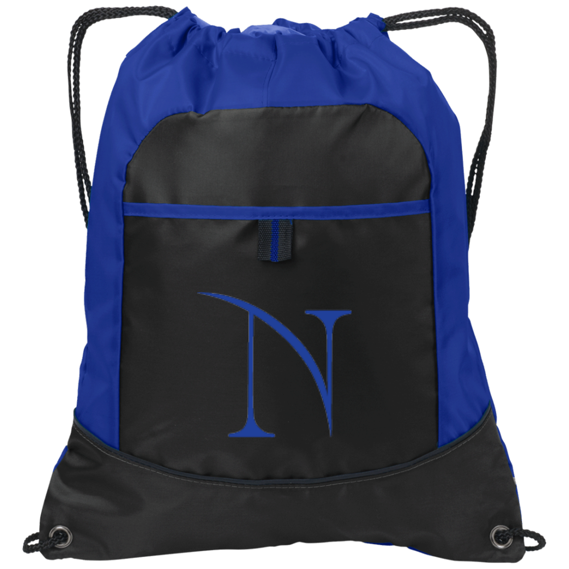 Nou Fashion Blue Pocket Cinch Pack