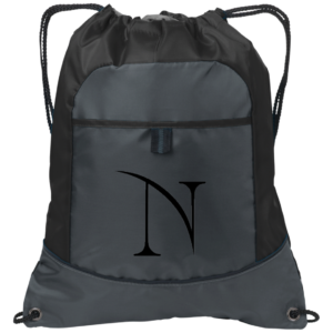 Nou Fashion Black Pocket Cinch Pack